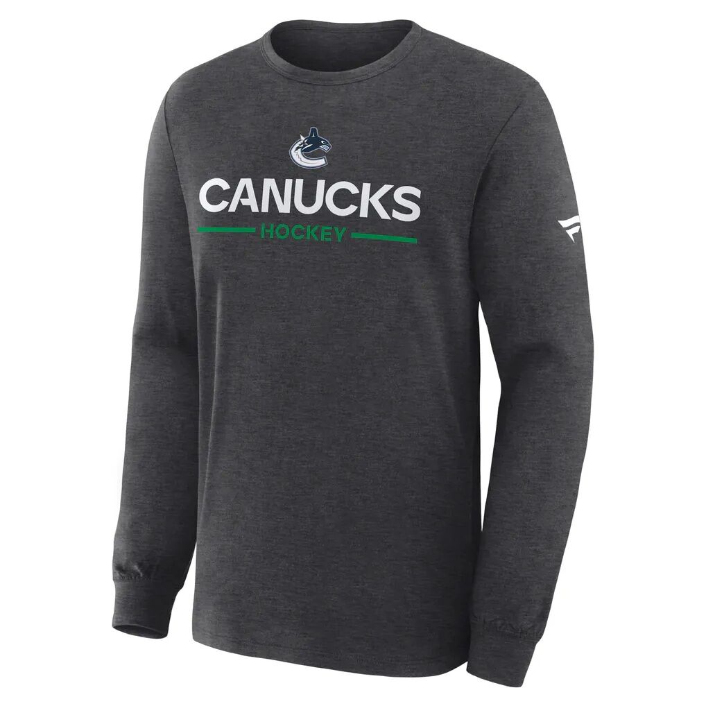 Vancouver Canucks Fashion7 Authentic Pro Primary Long Sleeve T-Shirt