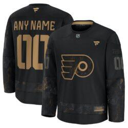 Philadelphia Flyers Fashion7 2024 Military Appreciation Custom Practice Jersey