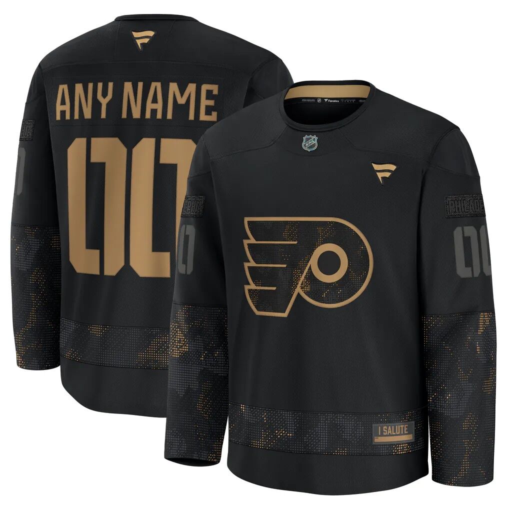Philadelphia Flyers Fashion7 2024 Military Appreciation Custom Practice Jersey