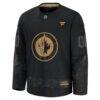 Winnipeg Jets Fashion7 2024 Military Appreciation Custom Practice Jersey - Black - Side View