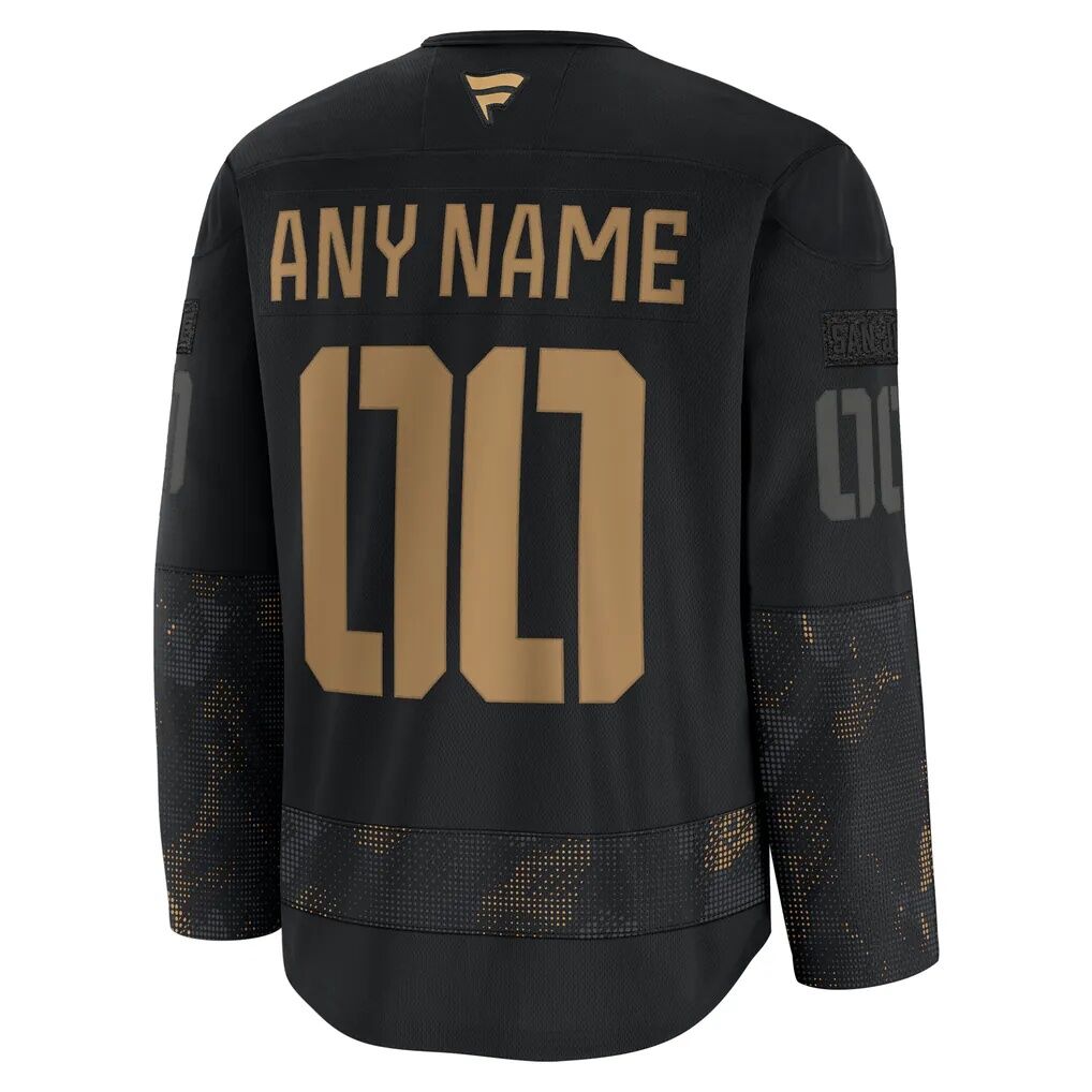 San Jose Sharks Fashion7 2024 Military Appreciation Custom Practice Jersey