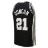 Tim Duncan San Antonio Spurs Mitchell & Ness 2000 NBA All-Star Game Authentic Jersey - Black - Detail View