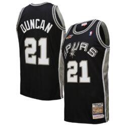 Tim Duncan San Antonio Spurs Mitchell & Ness 2000 NBA All-Star Game Authentic Jersey - Black - Front View