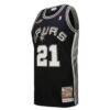 Tim Duncan San Antonio Spurs Mitchell & Ness 2000 NBA All-Star Game Authentic Jersey - Black - Side View