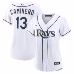 Junior Caminero Tampa Bay Rays Nike Women's Home Replica Jersey