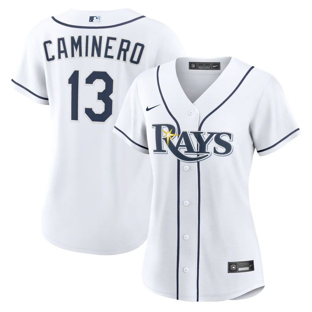 Junior Caminero Tampa Bay Rays Nike Women's Home Replica Jersey