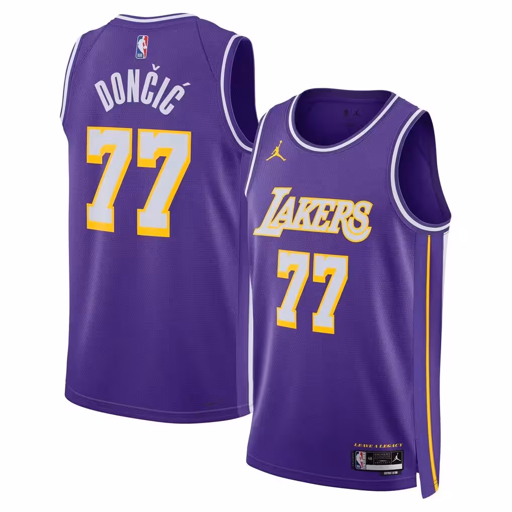 Luka Dončić Los Angeles Lakers Jordan Brand Unisex  Swingman Jersey - Statement Edition