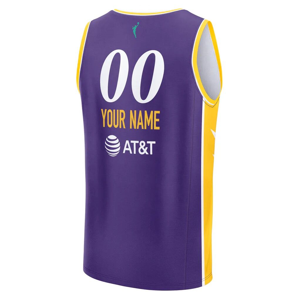 Los Angeles Sparks Fashion7 Youth Explorer Edition Fast Break Replica Custom Jersey