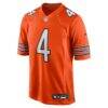 D'Andre Swift Chicago Bears Nike Alternate Game Jersey - Orange - Alt1