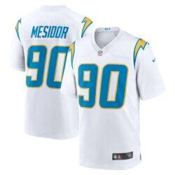 Akheem Mesidor Los Angeles Chargers Nike Game Jersey - White - Front View