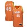 Donovan Mitchell Cleveland Cavaliers Nike Youth 2025/26 City Edition Swingman Jersey - Orange - Front View
