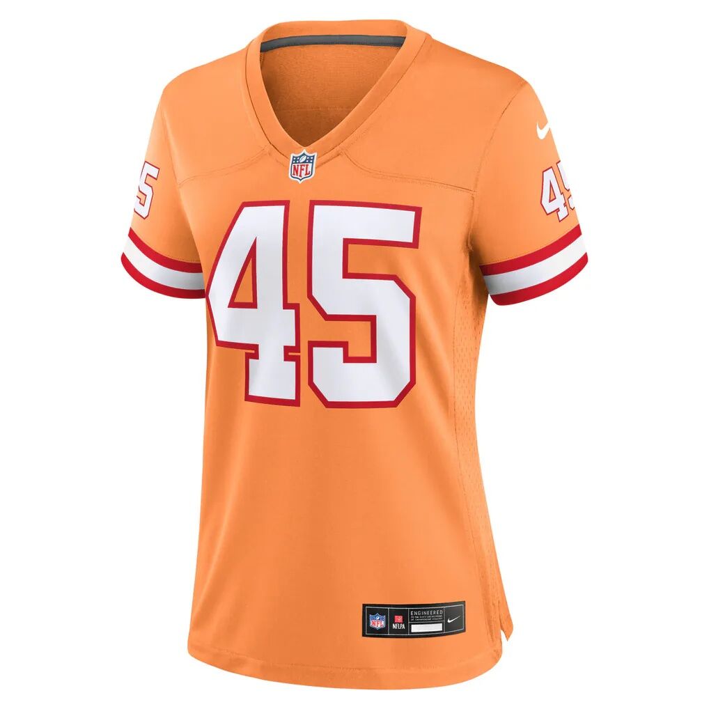 Josiah Trotter Tampa Bay Buccaneers Nike Women's Alternate  Game Jersey - Creamsicle