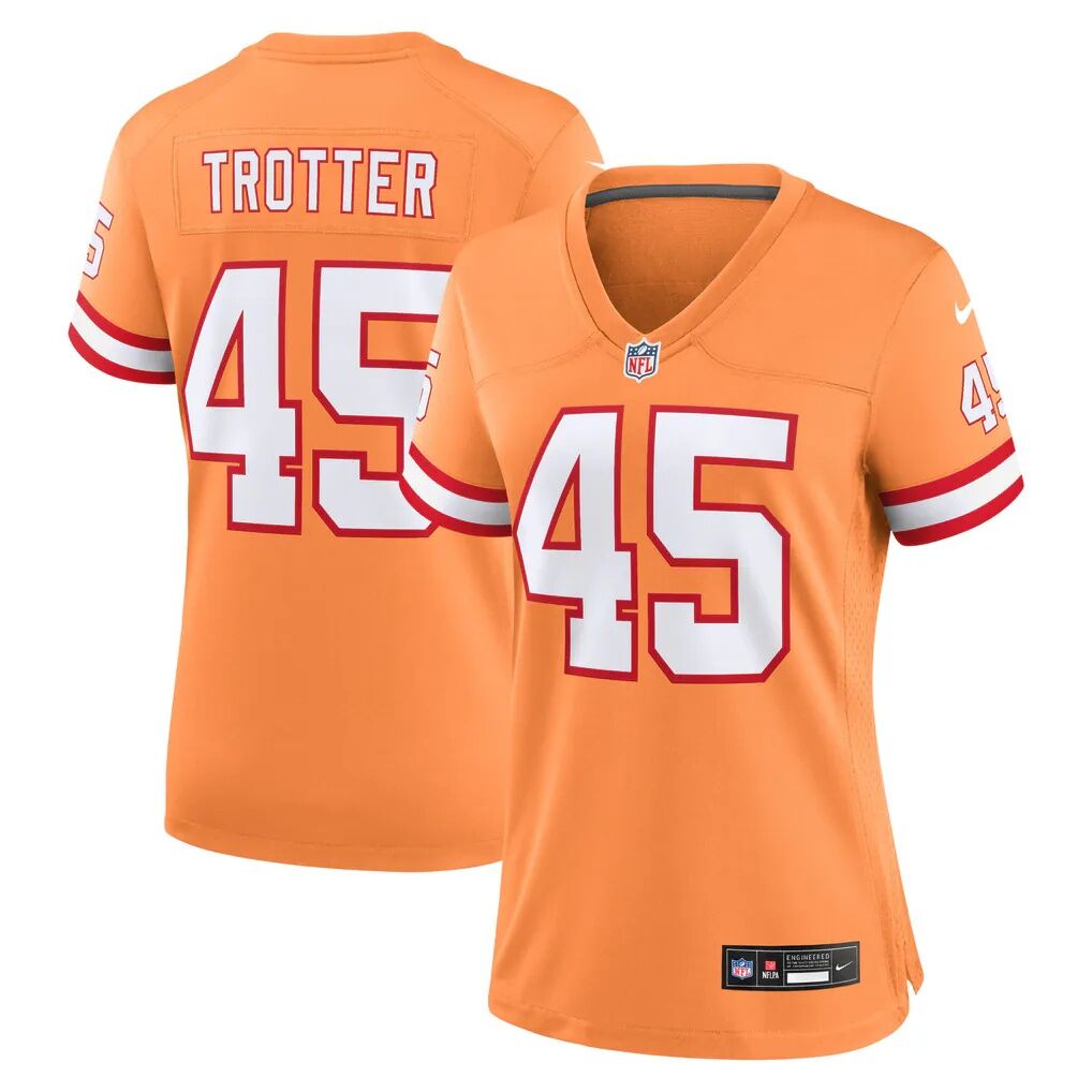 Josiah Trotter Tampa Bay Buccaneers Nike Women's Alternate  Game Jersey - Creamsicle