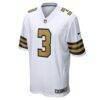 Travis Etienne Jr New Orleans Saints Nike Game Player Jersey - White - Side View