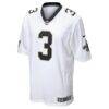 Travis Etienne Jr New Orleans Saints Nike Game Player Jersey - White - Side View
