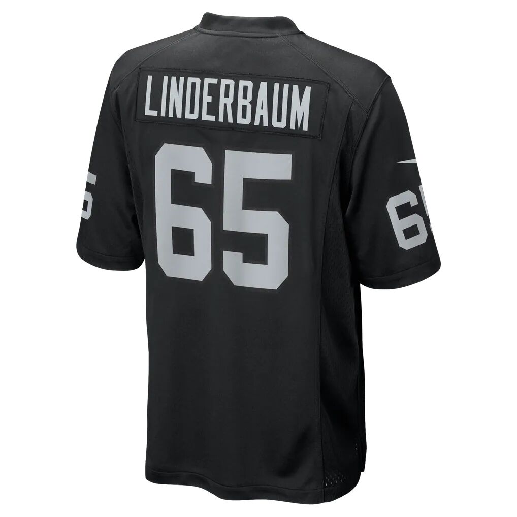 Tyler Linderbaum Las Vegas Raiders Nike Team Game Jersey