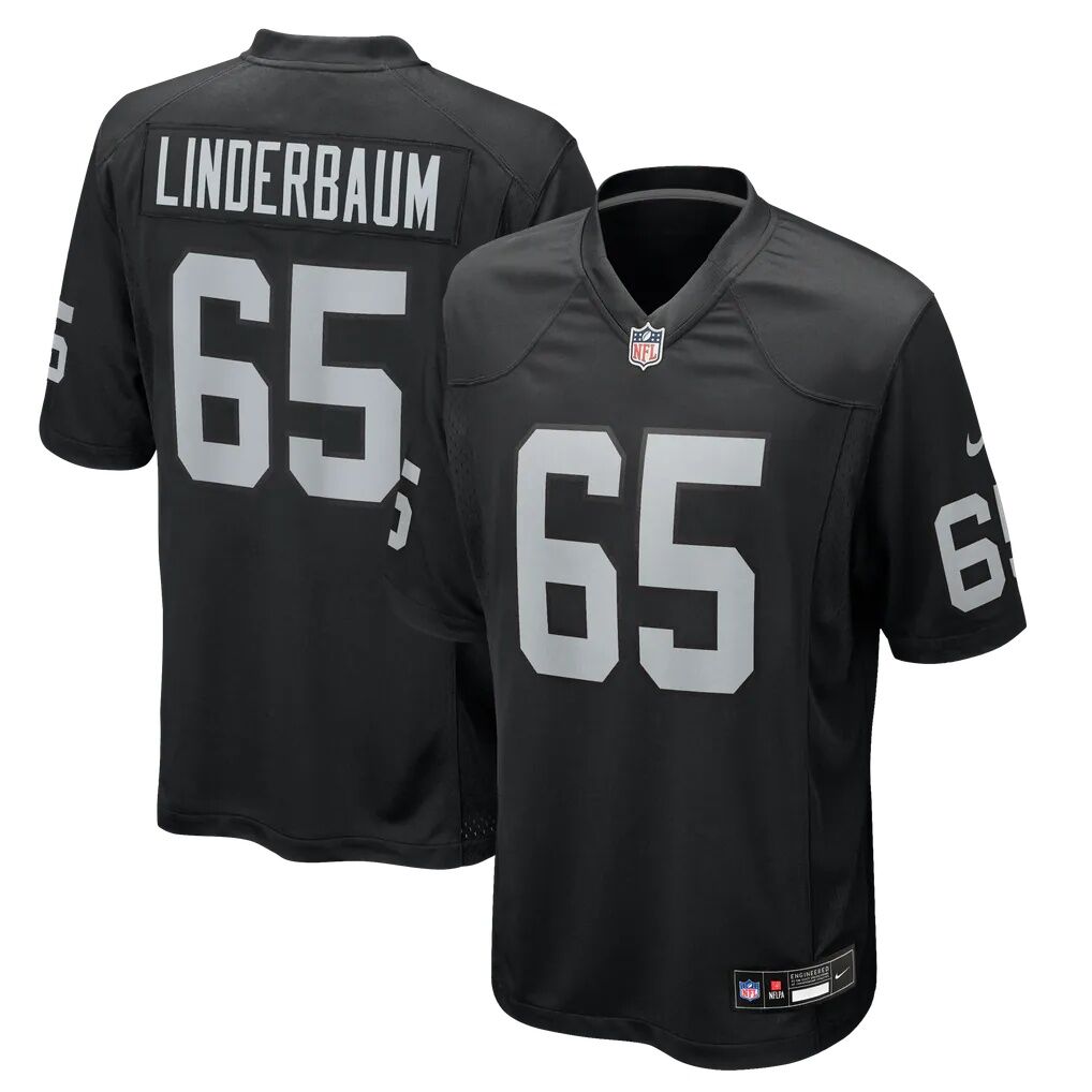 Tyler Linderbaum Las Vegas Raiders Nike Team Game Jersey