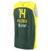 Dominique Malonga Seattle Storm Fashion7 Unisex 2025 WNBA Draft Explorer Edition Fast Break Replica Jersey - Green - Detail View