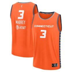 Marina Mabrey Connecticut Sun Fashion7 Youth Explorer Edition Fast Break Replica Jersey - Orange - Front View