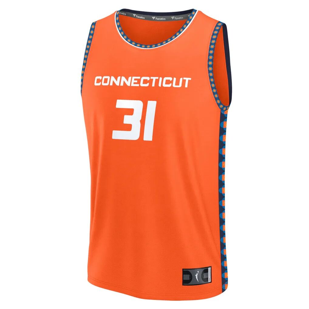 Tina Charles Connecticut Sun Fashion7 Youth Explorer Edition Fast Break Replica Jersey