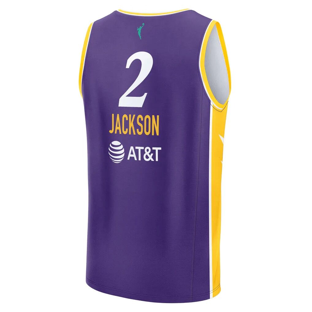 Rickea Jackson Los Angeles Sparks Fashion7 Youth Explorer Edition Fast Break Replica Jersey