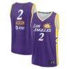 Rickea Jackson Los Angeles Sparks Fashion7 Youth Explorer Edition Fast Break Replica Jersey - Purple - Front View