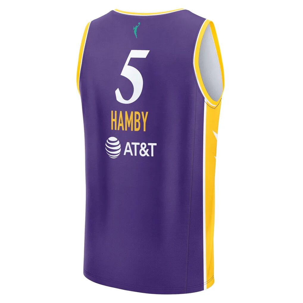 Dearica Hamby Los Angeles Sparks Fashion7 Youth Explorer Edition Fast Break Replica Jersey
