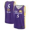 Dearica Hamby Los Angeles Sparks Fashion7 Youth Explorer Edition Fast Break Replica Jersey - Purple - Front View