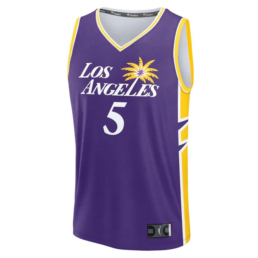 Dearica Hamby Los Angeles Sparks Fashion7 Youth Explorer Edition Fast Break Replica Jersey