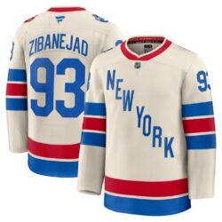 Mika Zibanejad New York Rangers Fashion7 2026 NHL Winter Classic Premium Jersey - - Front View