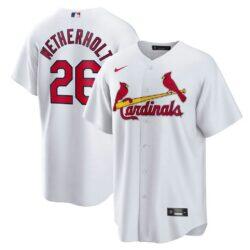 JJ Wetherholt St. Louis Cardinals Nike Home Replica Player Jersey - White - Front View