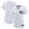 New York Yankees Nike Women's Home Stadium Replica Jersey - White - Front View