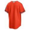Detroit Tigers Nike Alternate Stadium Jersey - Orange - Detail View
