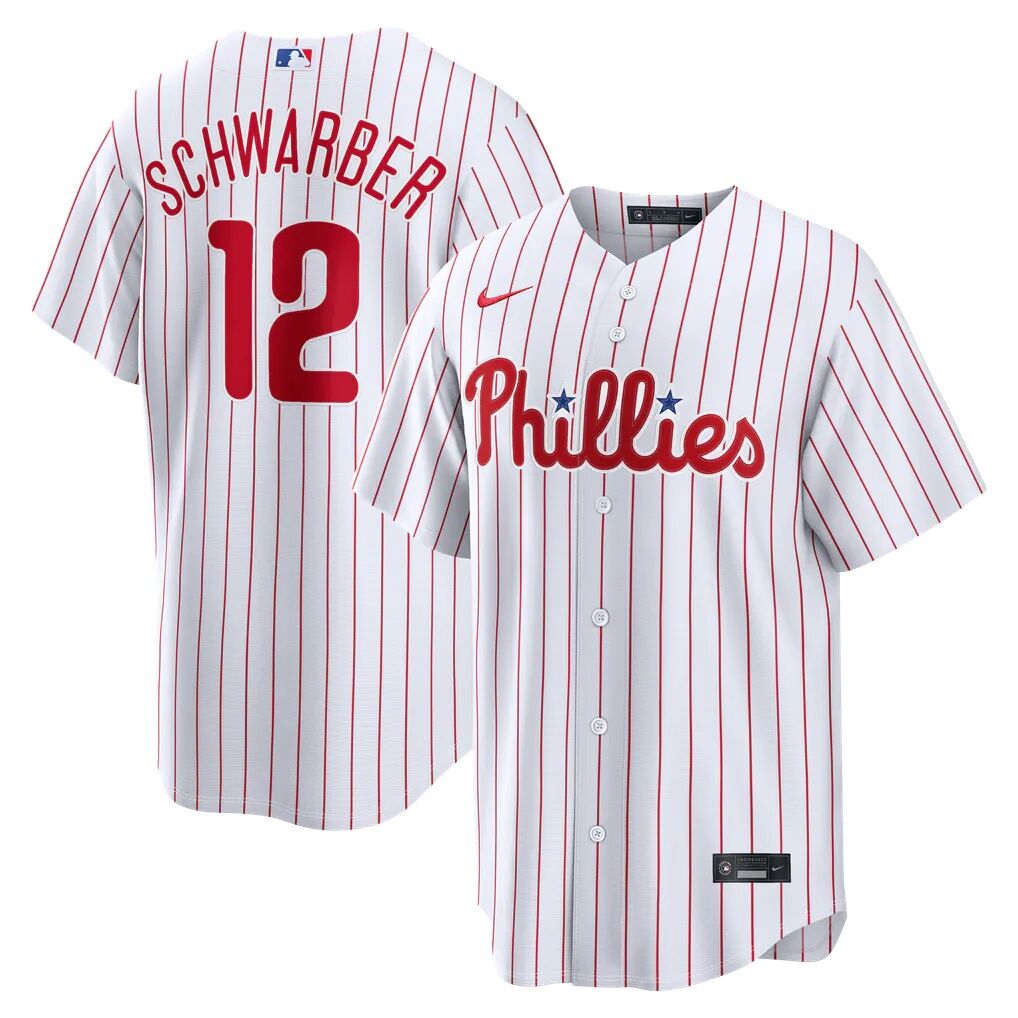 Kyle Schwarber Philadelphia Phillies Nike Home Replica Jersey