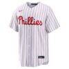 Kyle Schwarber Philadelphia Phillies Nike Home Replica Jersey - White - Side View
