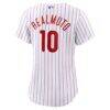 J.T. Realmuto Philadelphia Phillies Nike Women's Home Replica Jersey - White - Detail View