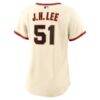 Jung Hoo Lee San Francisco Giants Nike Women's Home Replica Jersey - Cream - Detail View