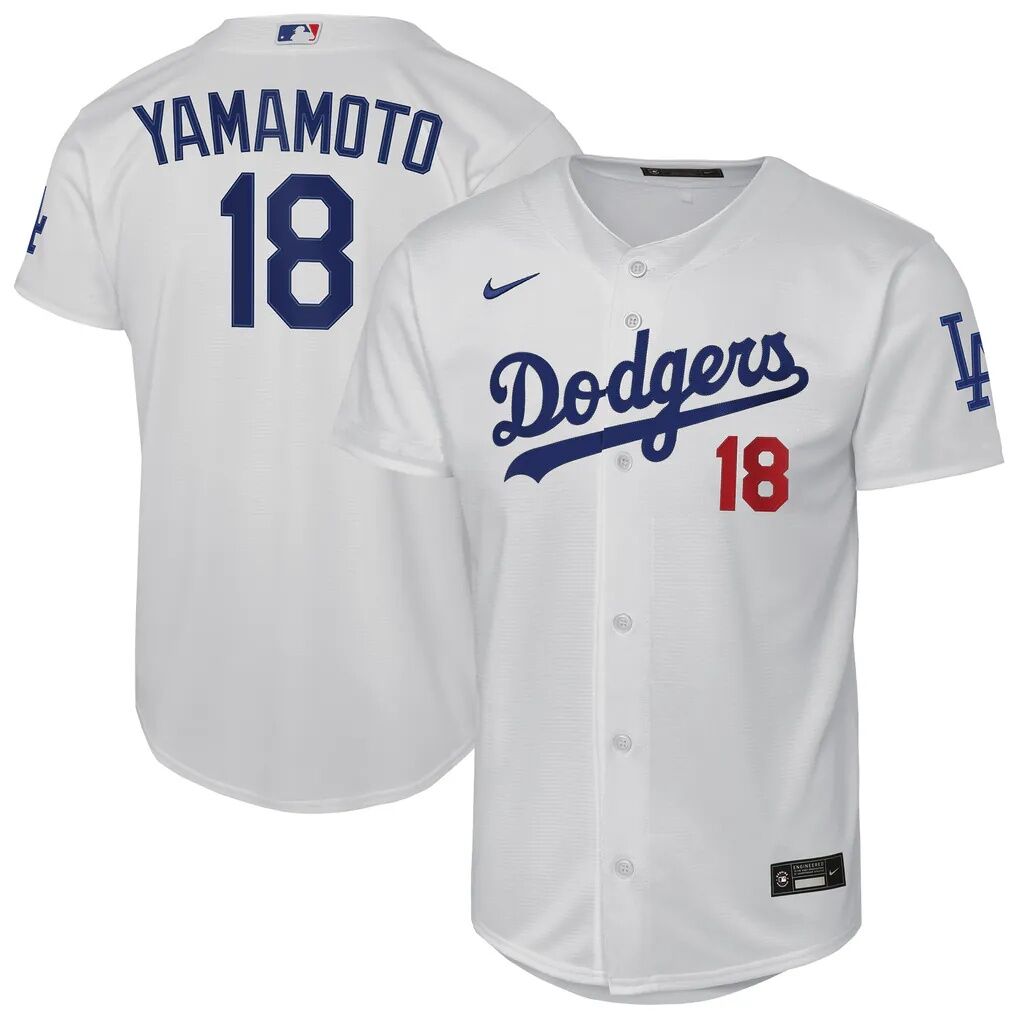 Yoshinobu Yamamoto Los Angeles Dodgers Nike Youth Home Stadium Jersey