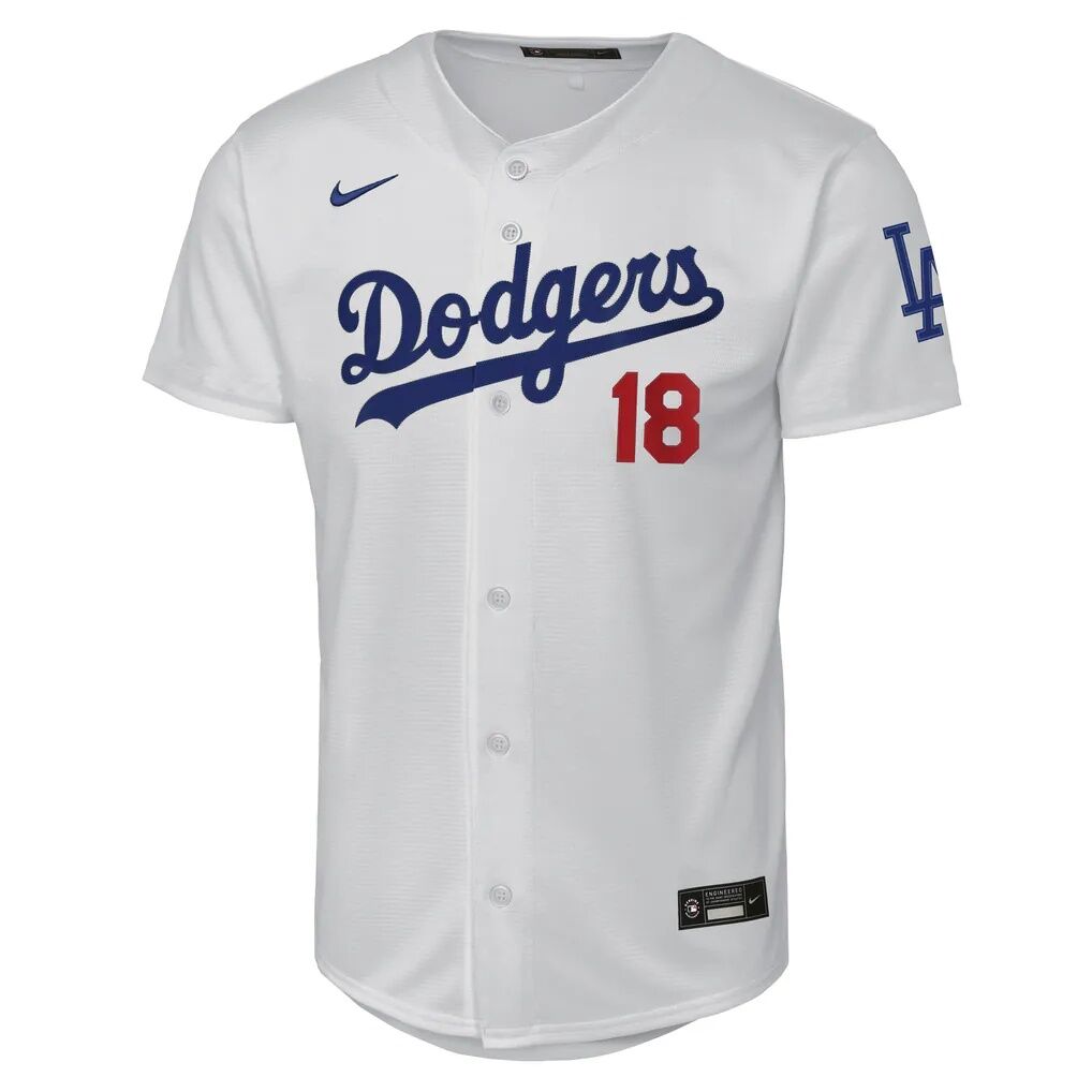 Yoshinobu Yamamoto Los Angeles Dodgers Nike Youth Home Stadium Jersey