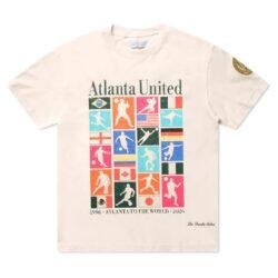 Atlanta United FC Live Breathe Futbol Unisex Spirit of 96 To the World T-Shirt - - Front View