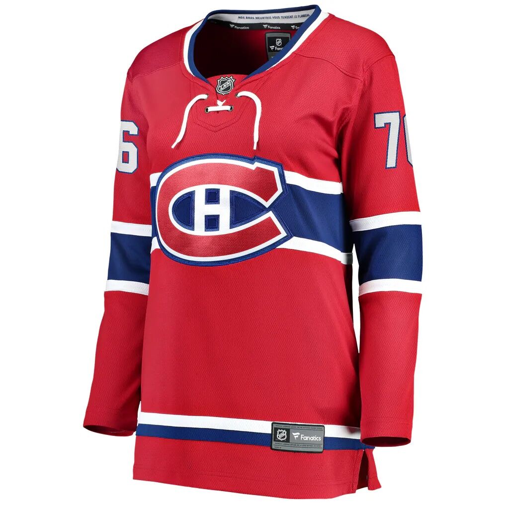 Zack Bolduc Montreal Canadiens Fashion7 Women's Home Breakaway Jersey