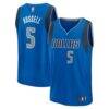 D'Angelo Russell Dallas Mavericks Fashion7 Youth Fast Break Replica Player Jersey - Blue - Front View