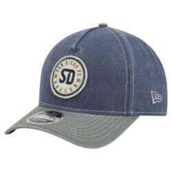 San Diego FC New Era Jersey Hook 9FORTY Adjustable Hat - Navy - Front View