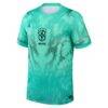 Brazil National Team Nike Men's 2026 Goalkeeper Stadium Replica Jersey - Green - Side View