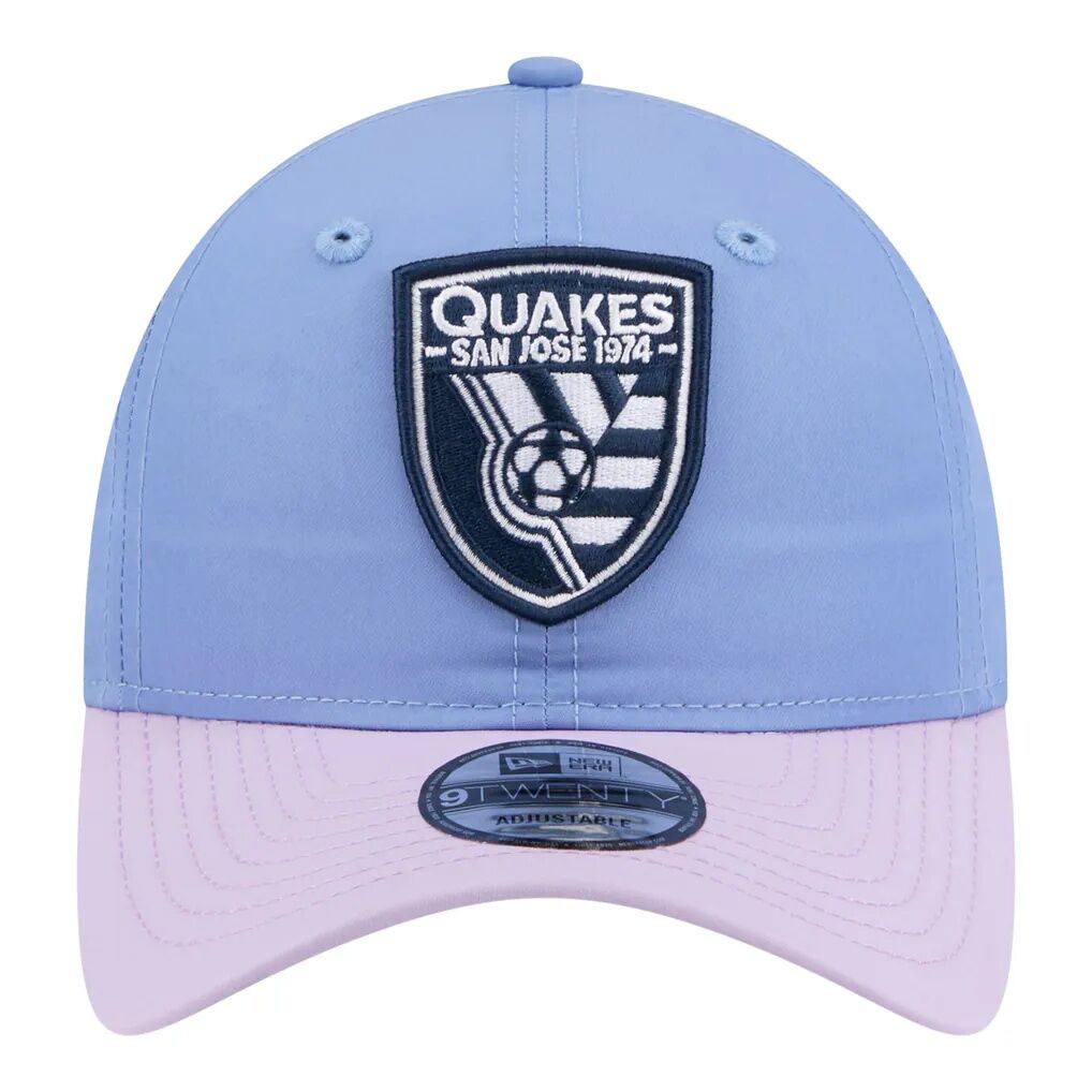 San Jose Earthquakes New Era 2026 Jersey Hook 9TWENTY Adjustable Hat - Light Blue