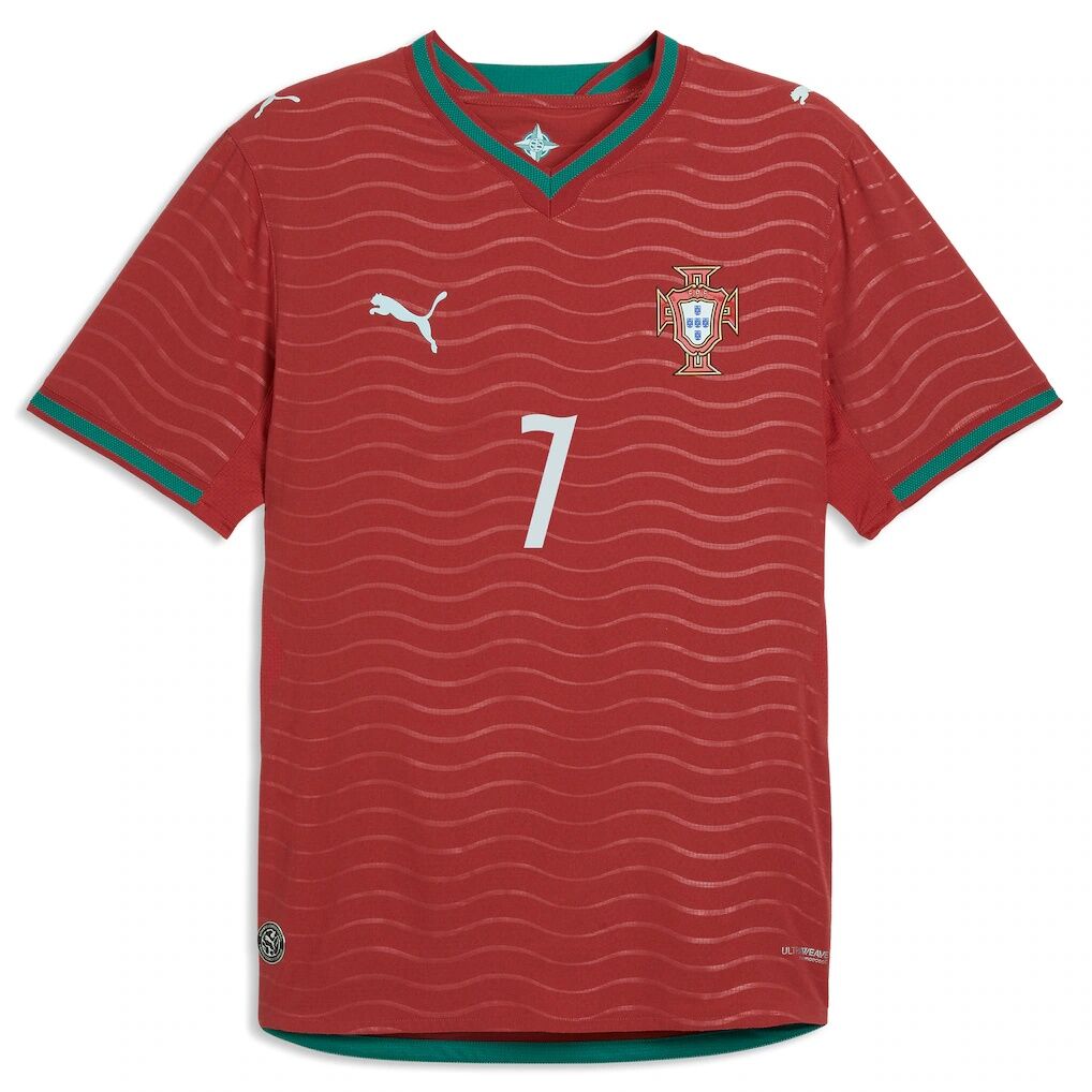 Cristiano Ronaldo Portugal National Team Puma 2026 Home Authentic Jersey