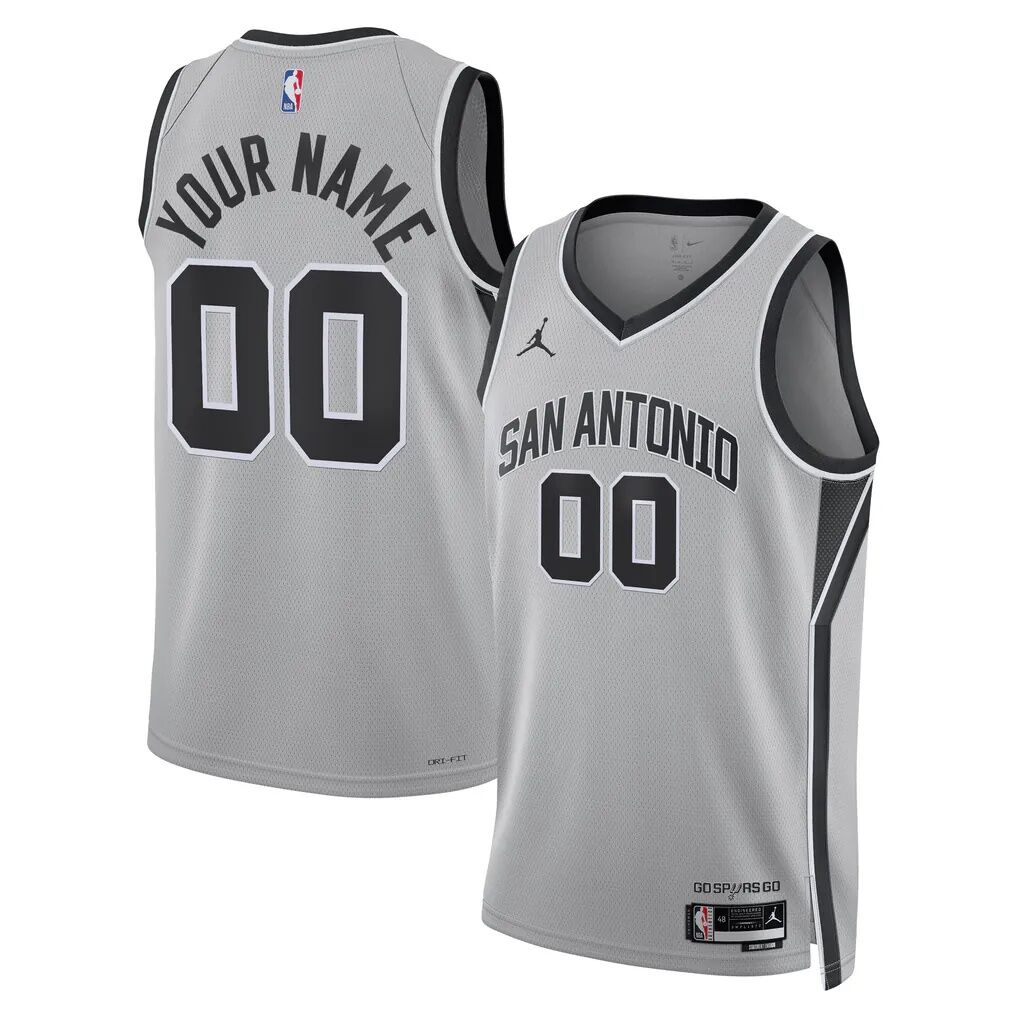 San Antonio Spurs Jordan Brand Unisex Swingman Custom Jersey - Statement Edition
