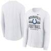 Indianapolis Colts Nike Youth Essential Long Sleeve T-Shirt - White - Front View