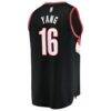 Yang Hansen Portland Trail Blazers Fashion7 Fast Break Replica Jersey - Black - Detail View