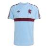 Aston Villa adidas Originals OG 2.0 T-Shirt - Blue - Front View